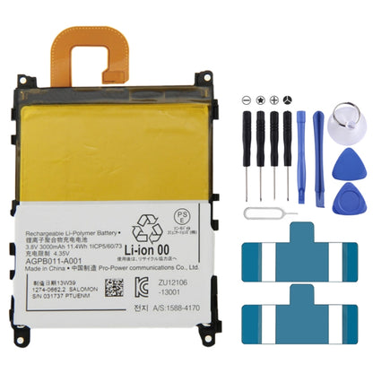 Pour Sony Xperia Z1 / L39h 3.8V 3000mAh Batterie Li-Polymère Rechargeable