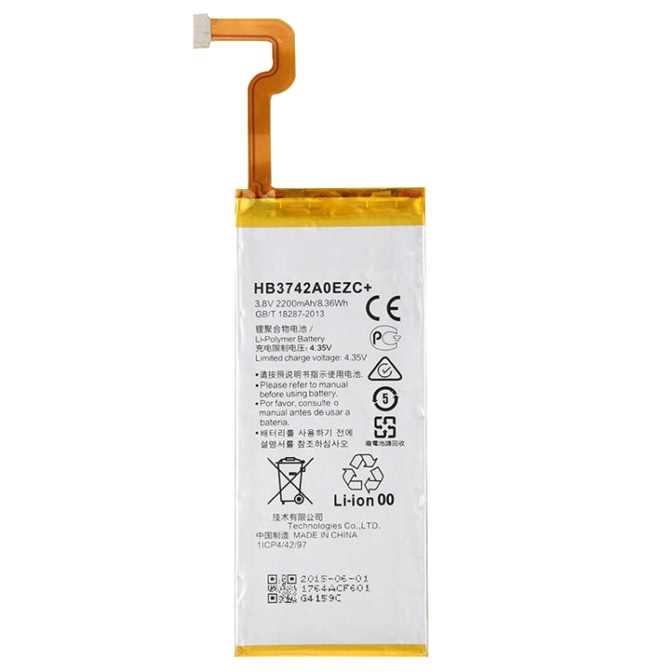IPartsBuy HB3742A0EZC + batterie Li-polymère rechargeable de haute qualité 2200 mAh pour Huawei P8 Lite