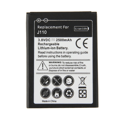 Pour batterie Li-ion rechargeable Galaxy J1 Ace / J110 2500 mAh (noir)