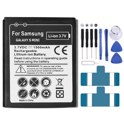 Batterie de téléphone portable pour Galaxy S Mini / S5570 / S5750 / S7230
