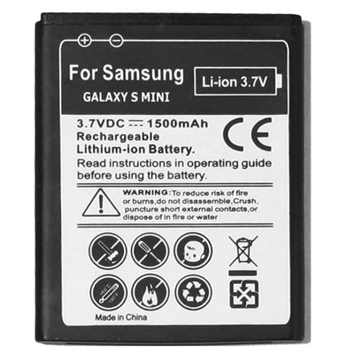 Batterie de téléphone portable pour Galaxy S Mini / S5570 / S5750 / S7230