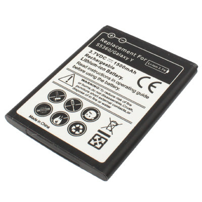 Batterie de remplacement 1500mAh pour Galaxy Y / S5360