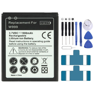 Batterie de remplacement 1900mAh pour Samsung W999