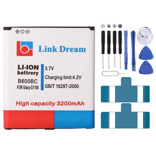 Link Dream Batterie de remplacement 3200mAh de haute qualité pour Galaxy Grand 2 / G7106 (B600BC)