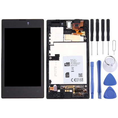 Écran LCD + Dalle Tactile avec Cadre pour Nokia Lumia 520, For Nokia Lumia 520