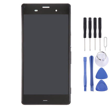 Écran LCD + Dalle Tactile avec Cadre pour Sony Xperia Z3 (Version Double SIM) / D6633 / L55U
