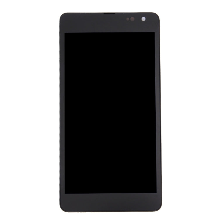 Ensemble numériseur 3 en 1 pour Microsoft Lumia 535 2C (LCD + cadre + pavé tactile), For Lumia 535 Black