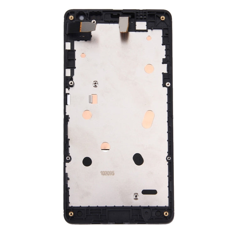 Ensemble numériseur 3 en 1 pour Microsoft Lumia 535 2C (LCD + cadre + pavé tactile), For Lumia 535 Black