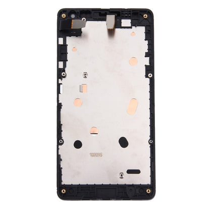 Ensemble numériseur 3 en 1 pour Microsoft Lumia 535 2C (LCD + cadre + pavé tactile), For Lumia 535 Black