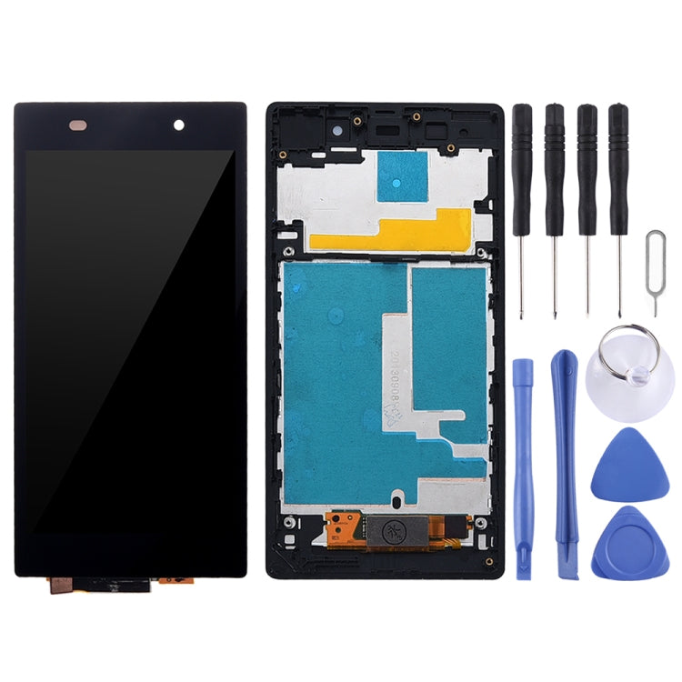 Écran LCD + Dalle Tactile avec Cadre pour Sony Xperia Z1 / L39h / C6902 / C6903 / C6906 / C6943