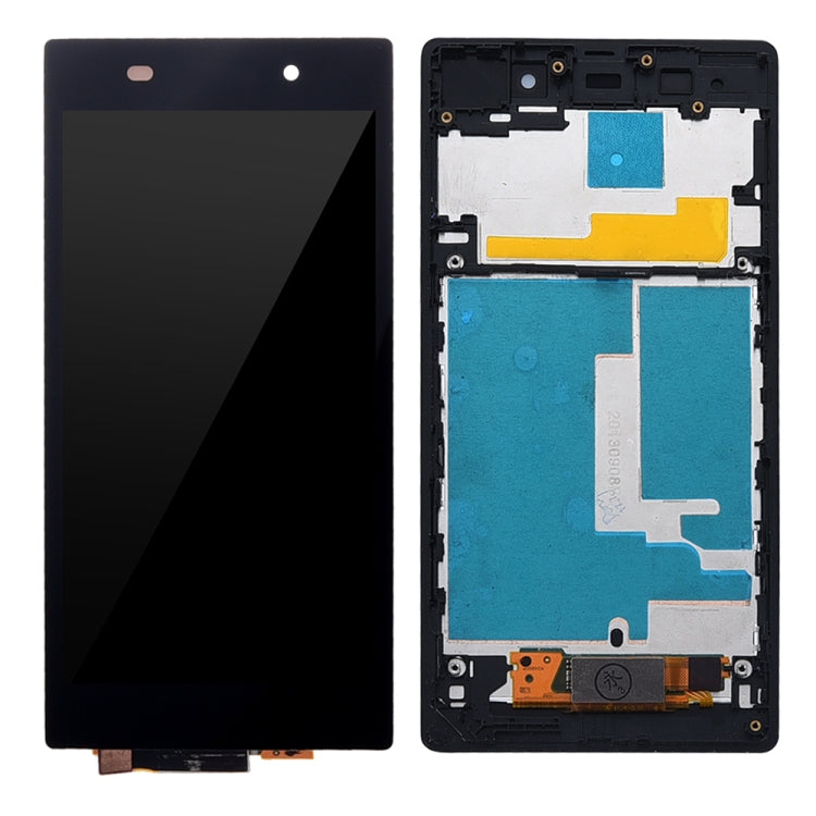 Écran LCD + Dalle Tactile avec Cadre pour Sony Xperia Z1 / L39h / C6902 / C6903 / C6906 / C6943