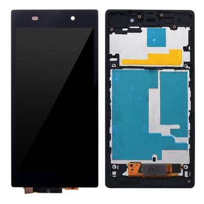 Écran LCD + Dalle Tactile avec Cadre pour Sony Xperia Z1 / L39h / C6902 / C6903 / C6906 / C6943