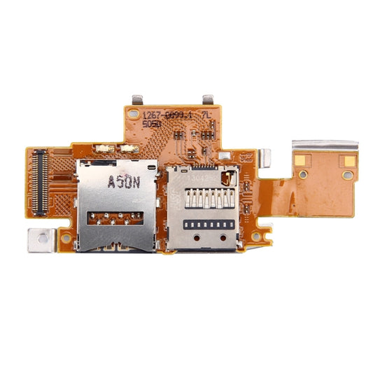 Câble flexible de Contact pour lecteur de carte SIM et de carte SD, pour tablette Sony Xperia Z/SGP311/SGP312/SGP321