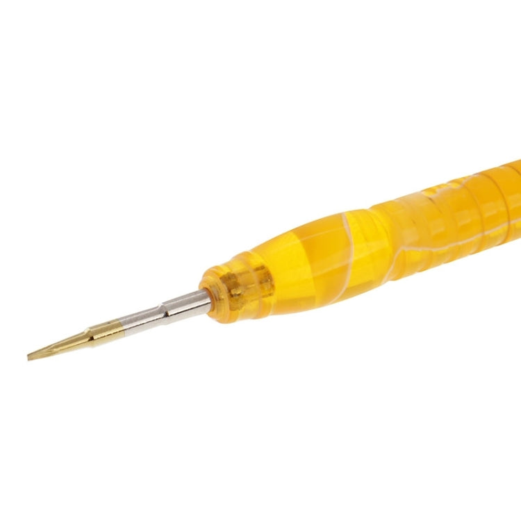 XL-0.8 Tournevis Pentalobe 0.8 polyvalent professionnel à fleur de cristal intégré pour la réparation de téléphones portables/tablettes, livraison de couleurs aléatoires (vert, jaune, rouge, bleu)