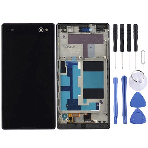 Écran LCD + Dalle Tactile avec Cadre pour Sony Xperia C3 / D2533