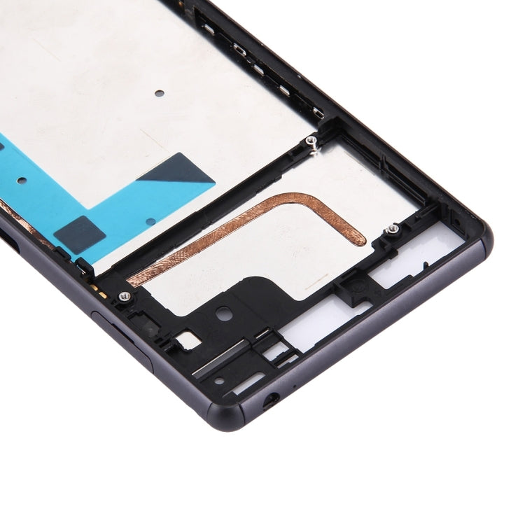 Plaque de lunette de cadre LCD du boîtier avant pour Sony Xperia Z3 / L55w / D6603