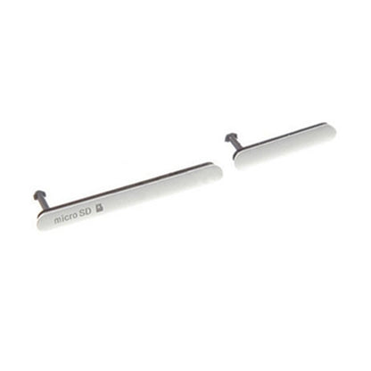 Couvercle de port de chargement de données Micro SD/USB + capuchon de carte SIM, ensemble de blocs anti-poussière pour Sony Xperia Z3