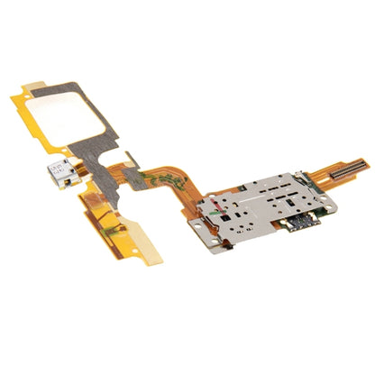 Pour Vivo X5Max V & X5Max + câble flexible de port de chargement + lecteur de carte SIM Contact