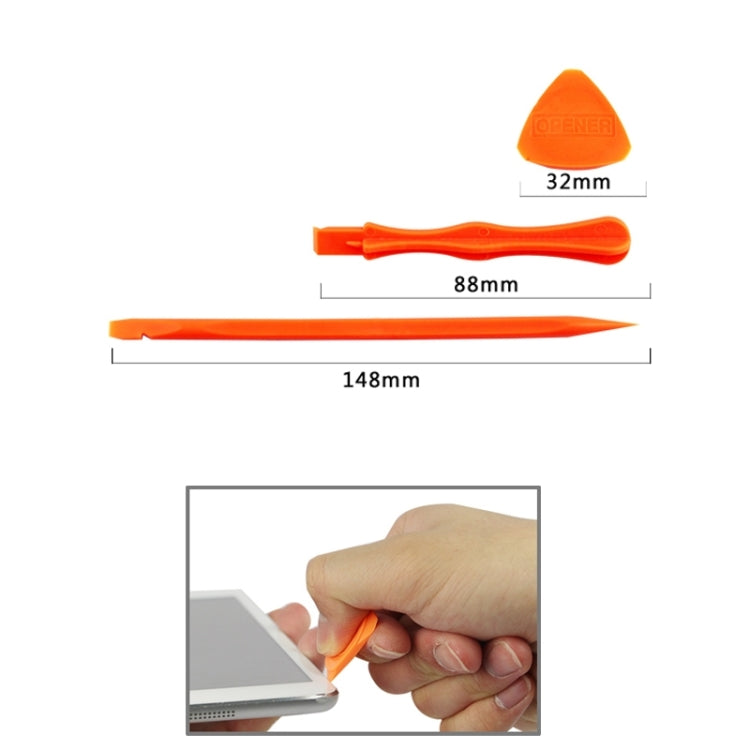 JAKEMY JM-OP11 Outils d'ouverture antistatiques 10 en 1 pour téléphone portable/tablette