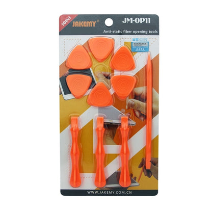 JAKEMY JM-OP11 Outils d'ouverture antistatiques 10 en 1 pour téléphone portable/tablette