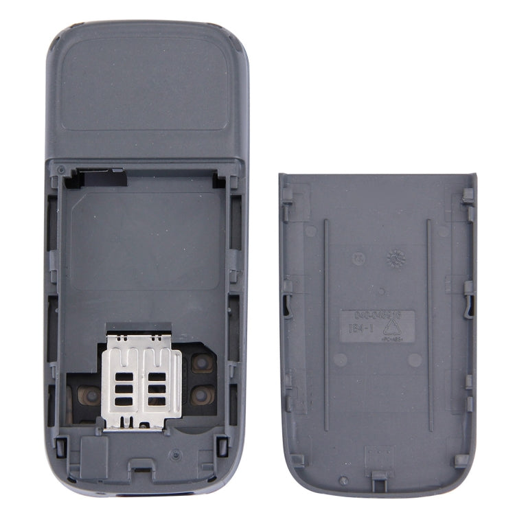 Couvercle complet du boîtier (couvercle avant + cadre central + couvercle arrière de la batterie) pour Nokia 1200/1208/1209
