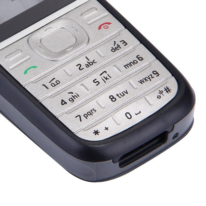 Couvercle complet du boîtier (couvercle avant + cadre central + couvercle arrière de la batterie) pour Nokia 1200/1208/1209