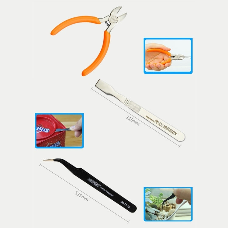JAKEMY JM-8146 Kit d'outils d'entretien ménager multifonctionnel 47 en 1