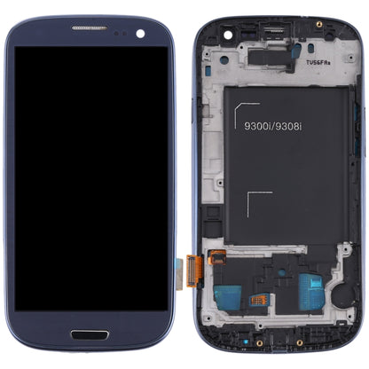 Écran LCD d'origine et numériseur complet avec cadre pour Samsung Galaxy SIII / i9300, For Galaxy SIII / i9300