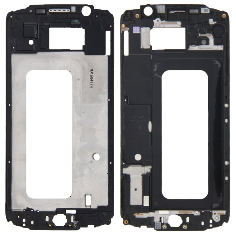 Pour Galaxy S6 / G920F, boîtier avant, cadre LCD, plaque de lunette