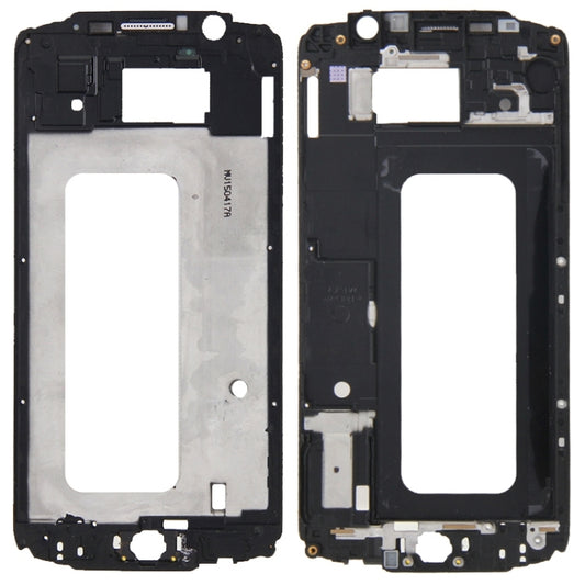 Pour Galaxy S6 / G920F, boîtier avant, cadre LCD, plaque de lunette