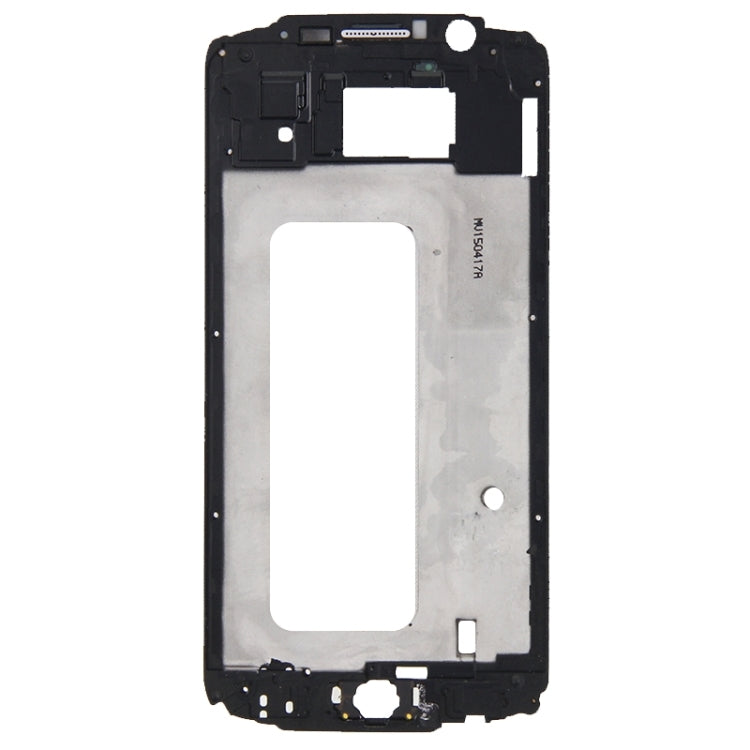 Pour Galaxy S6 / G920F, boîtier avant, cadre LCD, plaque de lunette
