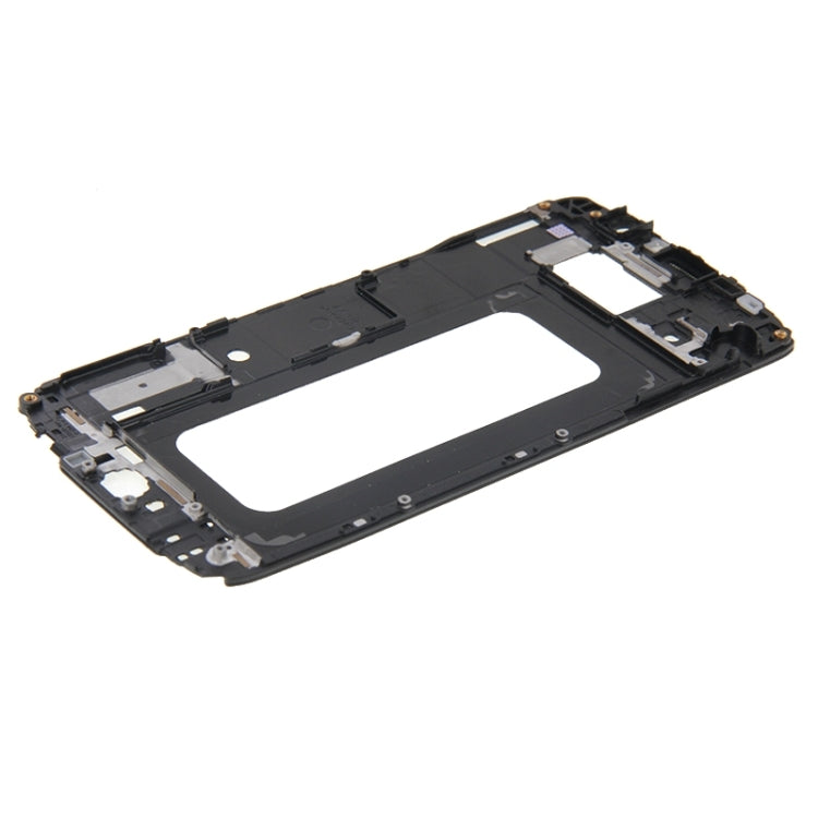 Pour Galaxy S6 / G920F, boîtier avant, cadre LCD, plaque de lunette