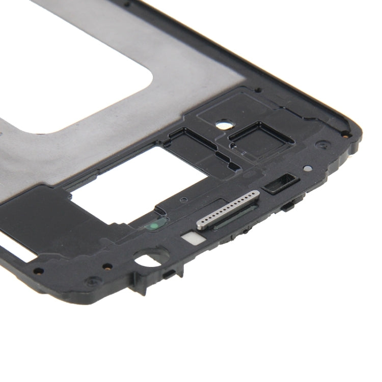 Pour Galaxy S6 / G920F, boîtier avant, cadre LCD, plaque de lunette