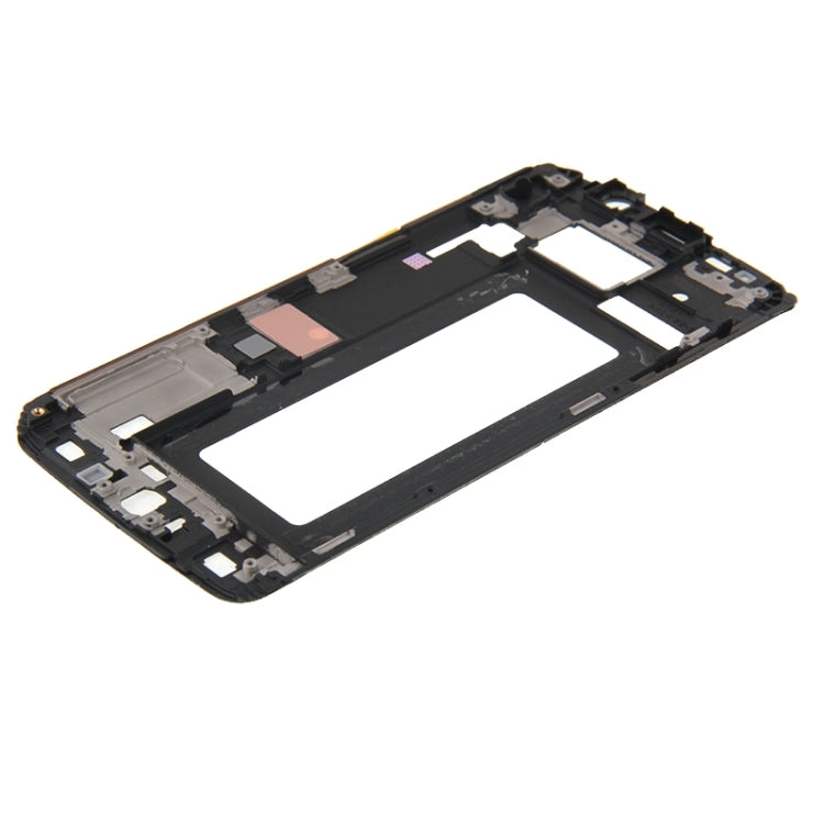 Pour Galaxy S6 Edge / G925, boîtier avant, cadre LCD, plaque de lunette