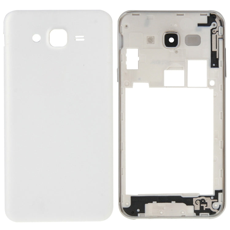 Pour Galaxy J7, couvercle complet du boîtier (lunette du cadre central + couvercle arrière de la batterie)