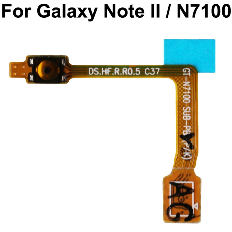 Pour Galaxy Note II / N7100 câble flexible de bouton d'alimentation d'origine