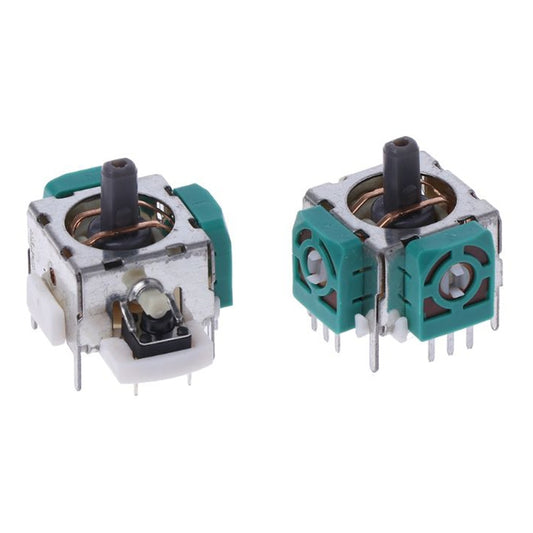 Levier de commande de joystick version OEM (arbre épais) 3D vert pour XBOX / PS2