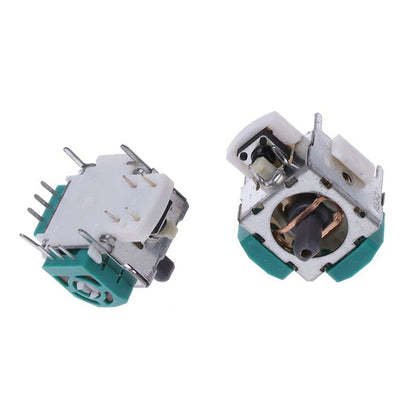 Levier de commande de joystick version OEM (arbre épais) 3D vert pour XBOX / PS2