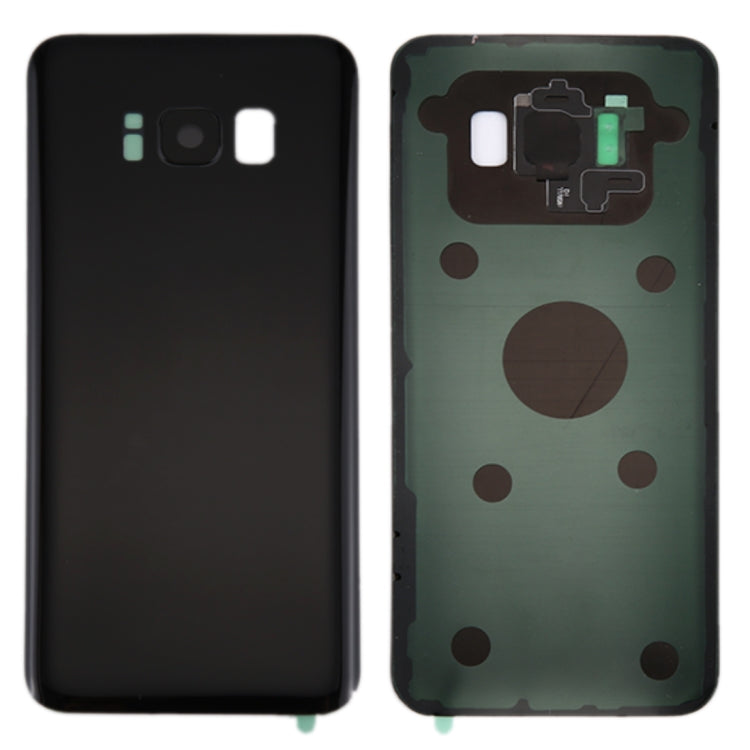 Pour Galaxy S8 / G950 Couvercle arrière de la batterie avec couvercle d'objectif d'appareil photo et adhésif