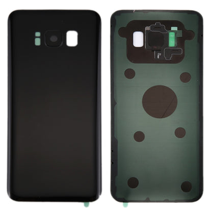 Pour Galaxy S8 / G950 Couvercle arrière de la batterie avec couvercle d'objectif d'appareil photo et adhésif