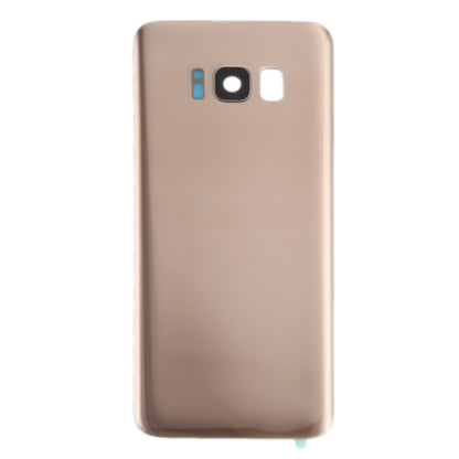 Pour Galaxy S8 + / G955 Couvercle arrière de la batterie avec couvercle d'objectif d'appareil photo et adhésif