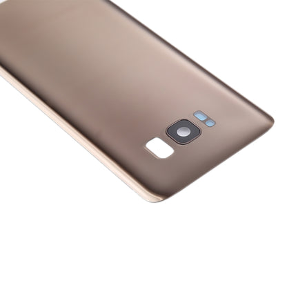 Pour Galaxy S8 + / G955 Couvercle arrière de la batterie avec couvercle d'objectif d'appareil photo et adhésif