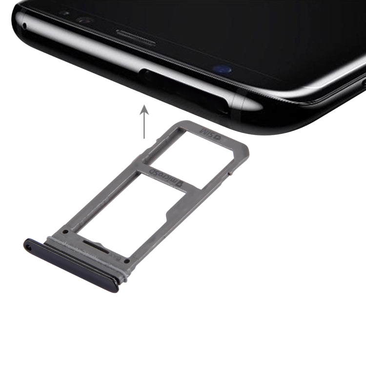 Pour Galaxy S8 Plateau de carte SIM + Plateau Micro SD