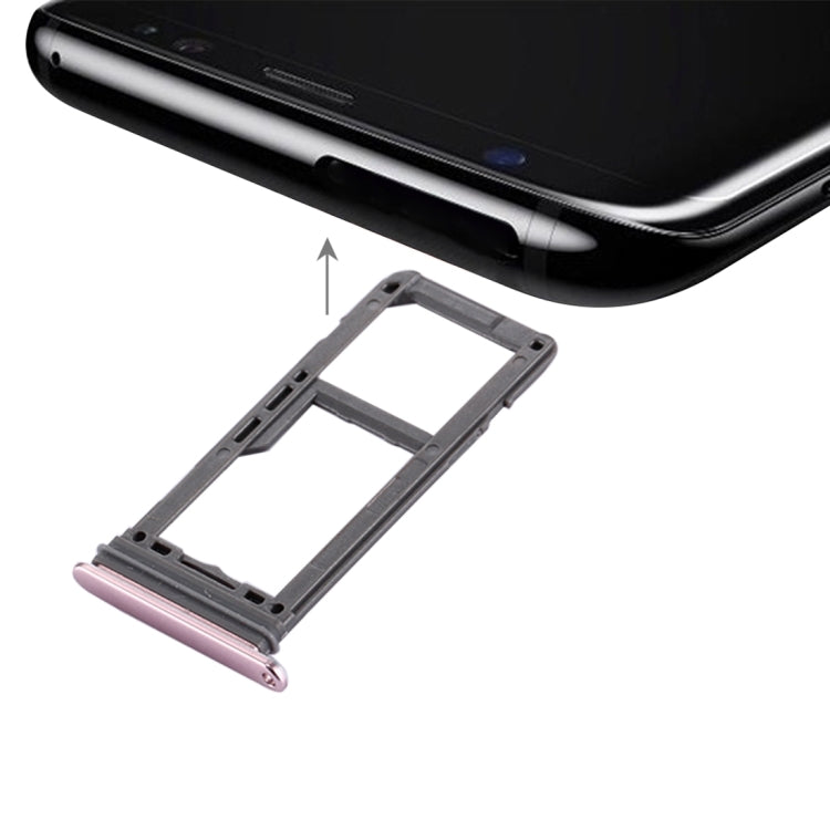 Pour Galaxy S8 Plateau de carte SIM + Plateau Micro SD