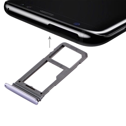 Pour Galaxy S8 Plateau de carte SIM + Plateau Micro SD