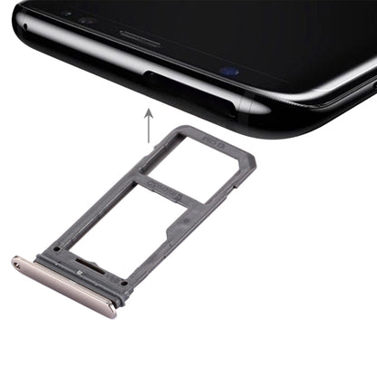 Pour Galaxy S8 Plateau de carte SIM + Plateau Micro SD