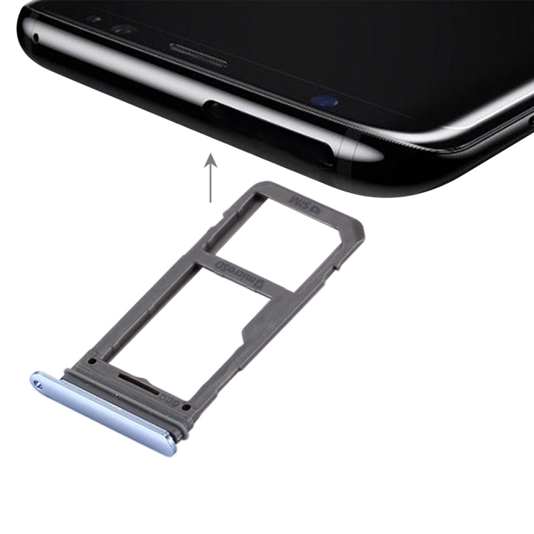 Pour Galaxy S8 Plateau de carte SIM + Plateau Micro SD