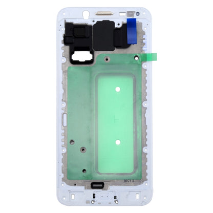 Pour Galaxy C8, boîtier avant, cadre LCD, plaque de lunette