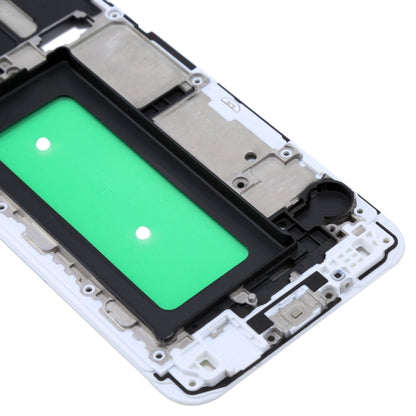 Pour Galaxy C8, boîtier avant, cadre LCD, plaque de lunette