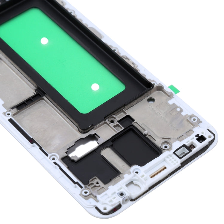Pour Galaxy C8, boîtier avant, cadre LCD, plaque de lunette